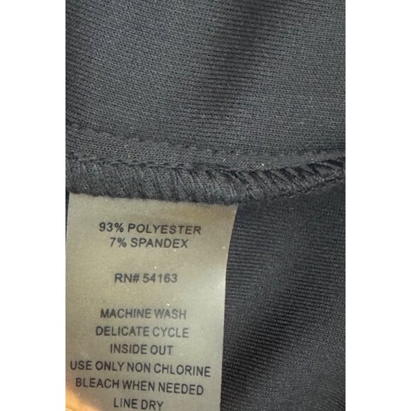 Calvin Klein Black Multi-Color Scuba Stretch Sheath Dress Size 12 Office Career‎ - Picture 6 of 7